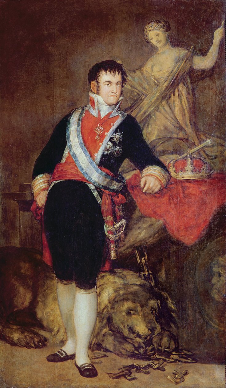 Fernando VII (1784-1833) de Bourbon, 1814 de Francisco de Goya