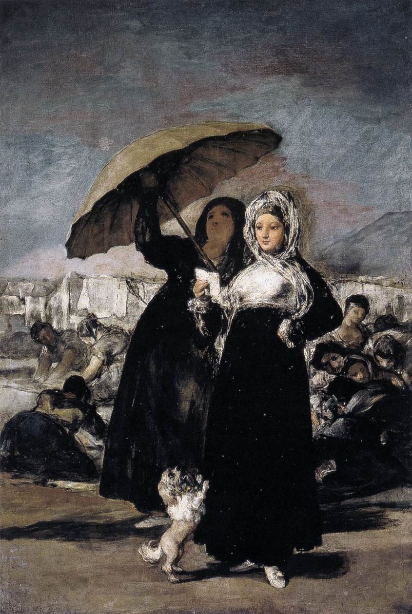 Les Jeunes ou os jovens de Francisco de Goya