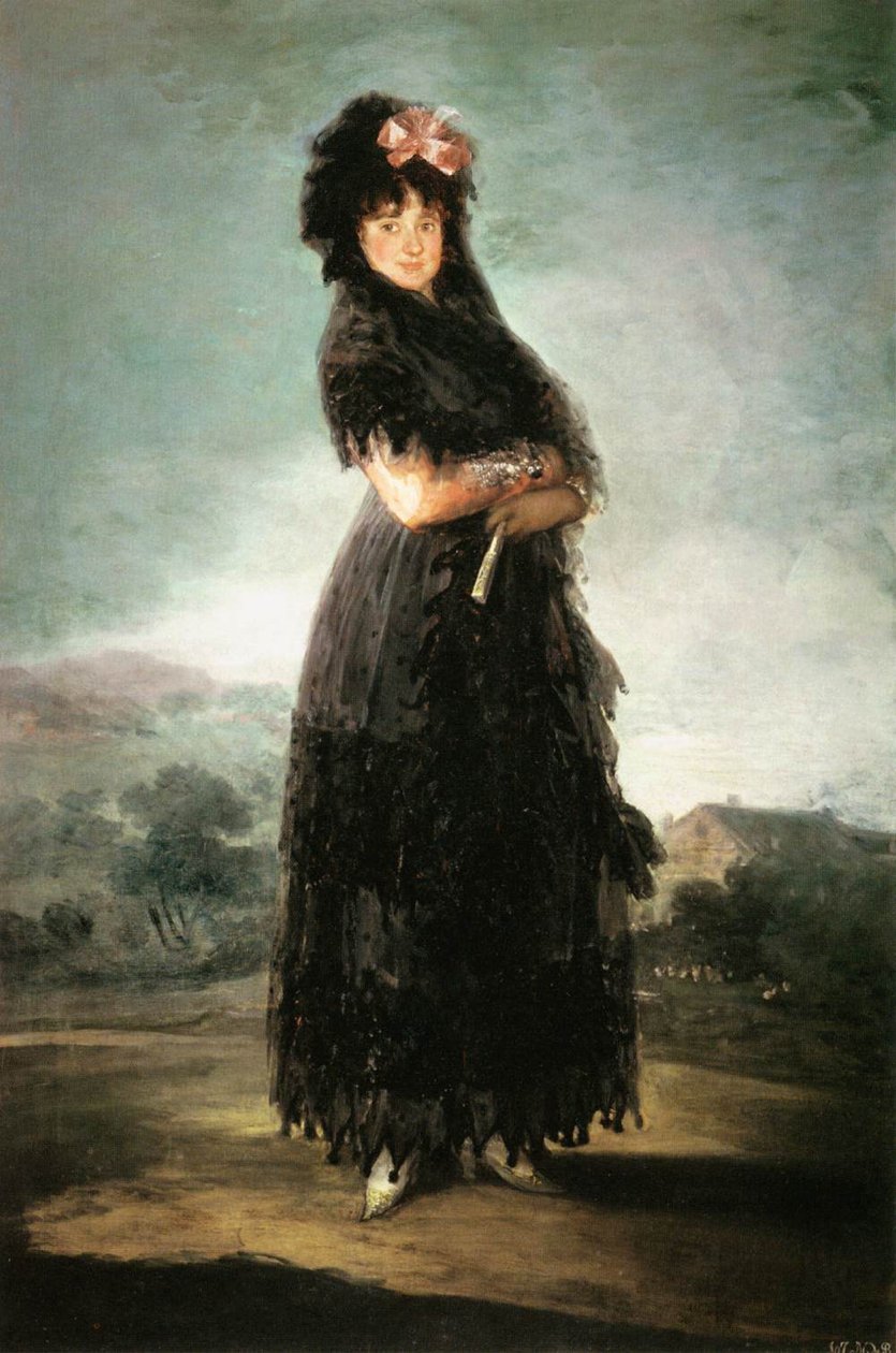 Mariana Waldstein, Nona Marquesa de Santa Cruz de Francisco de Goya