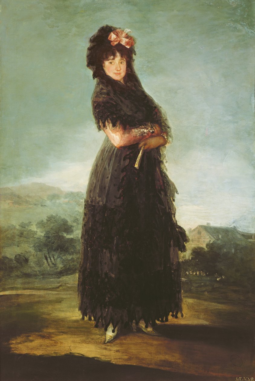 Mariana Waldstein, c.1797-1800 de Francisco de Goya