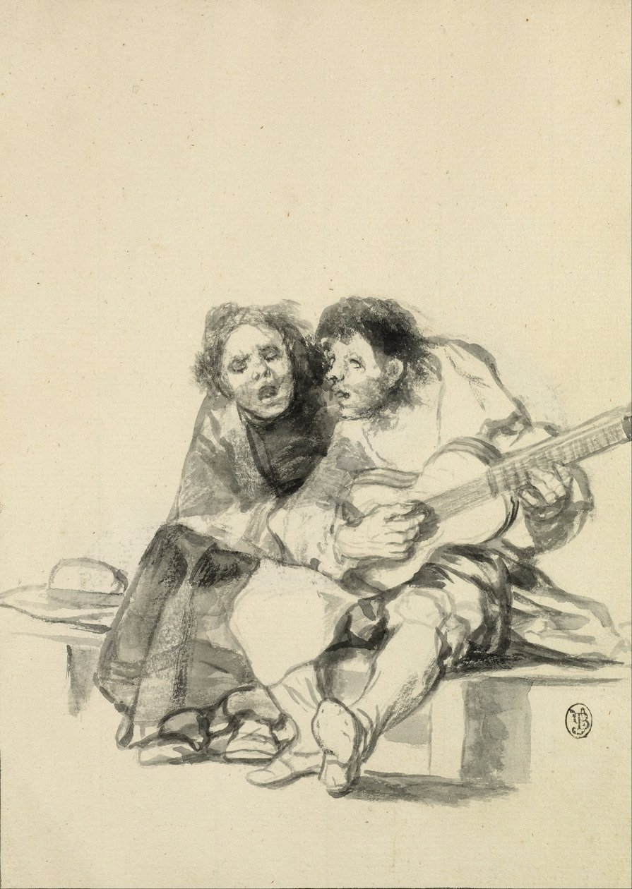Muy accordes (Eles estão muito em harmonia) de Francisco de Goya