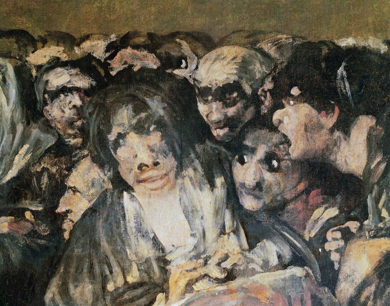 Peregrinação a San Isidro, 1821 (detalhe de 38639) de Francisco de Goya