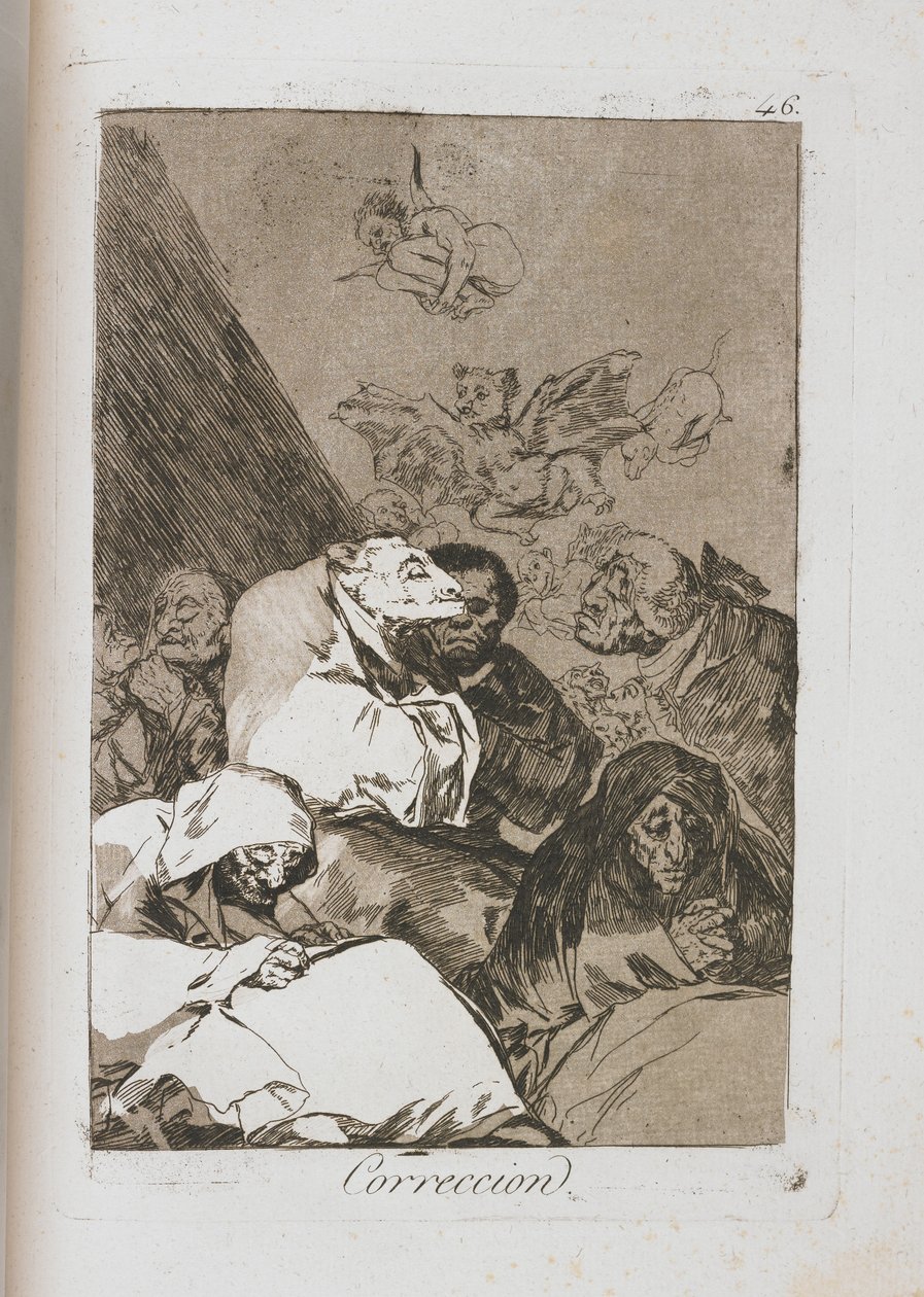 Prato de Los Caprichos, 1797-1798 de Francisco de Goya