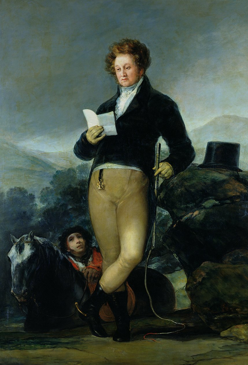 Retrato de Don Francisco de Borja Teléz Giron (1786-1851) c.1816 de Francisco de Goya