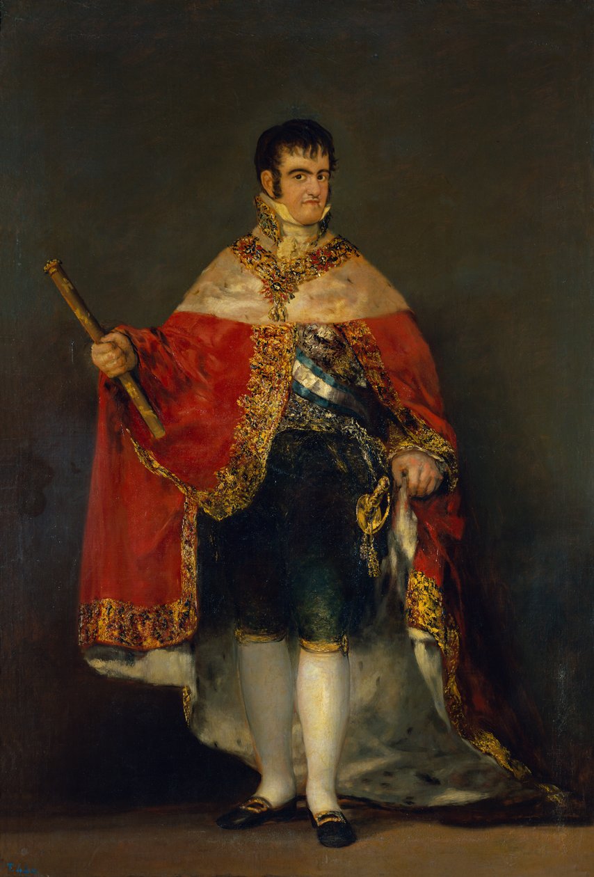 Retrato de Fernando VII (1784-1833) 1814 de Francisco de Goya