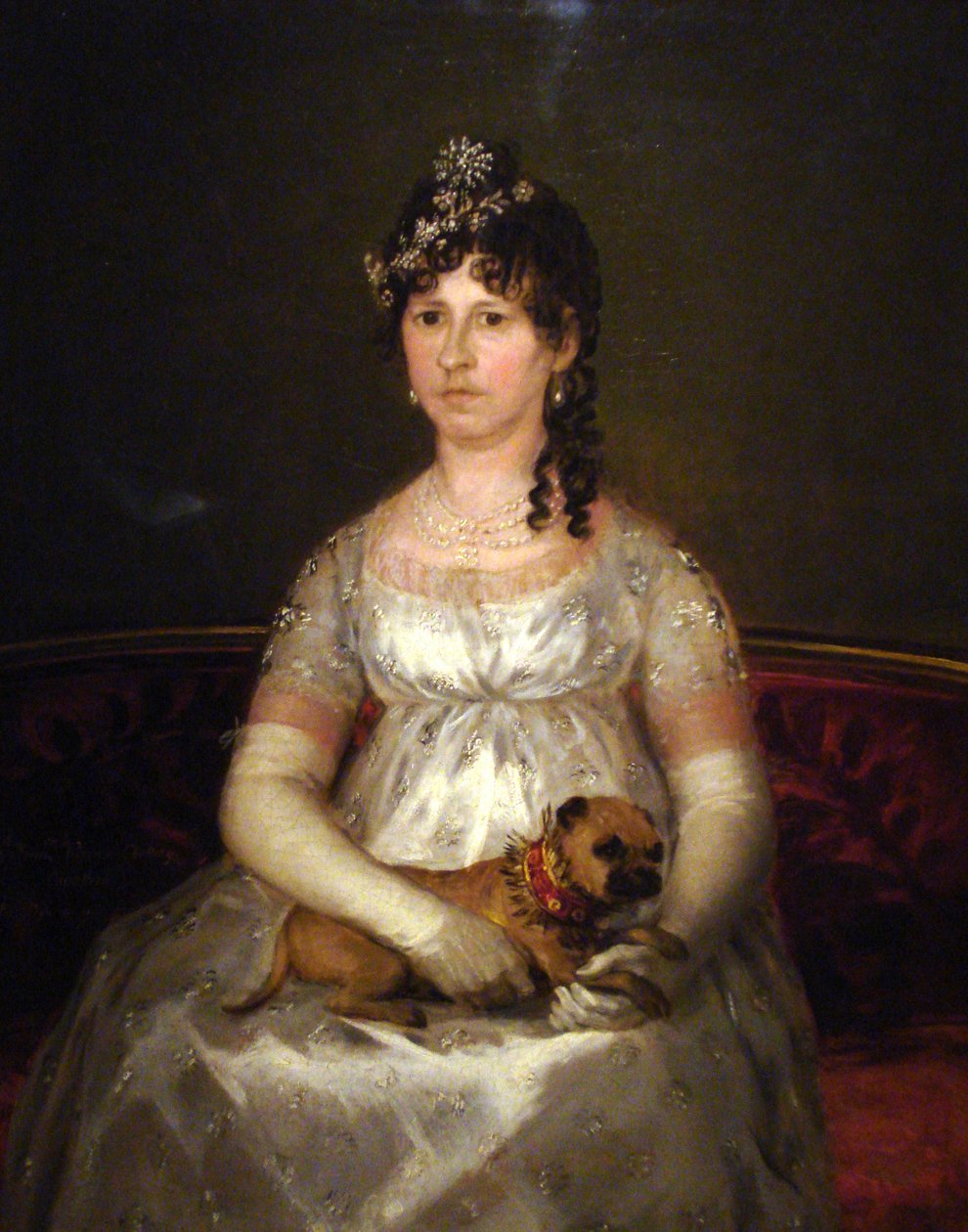Retrato de Francisca Vicenta Chollet e Caballero de Francisco de Goya