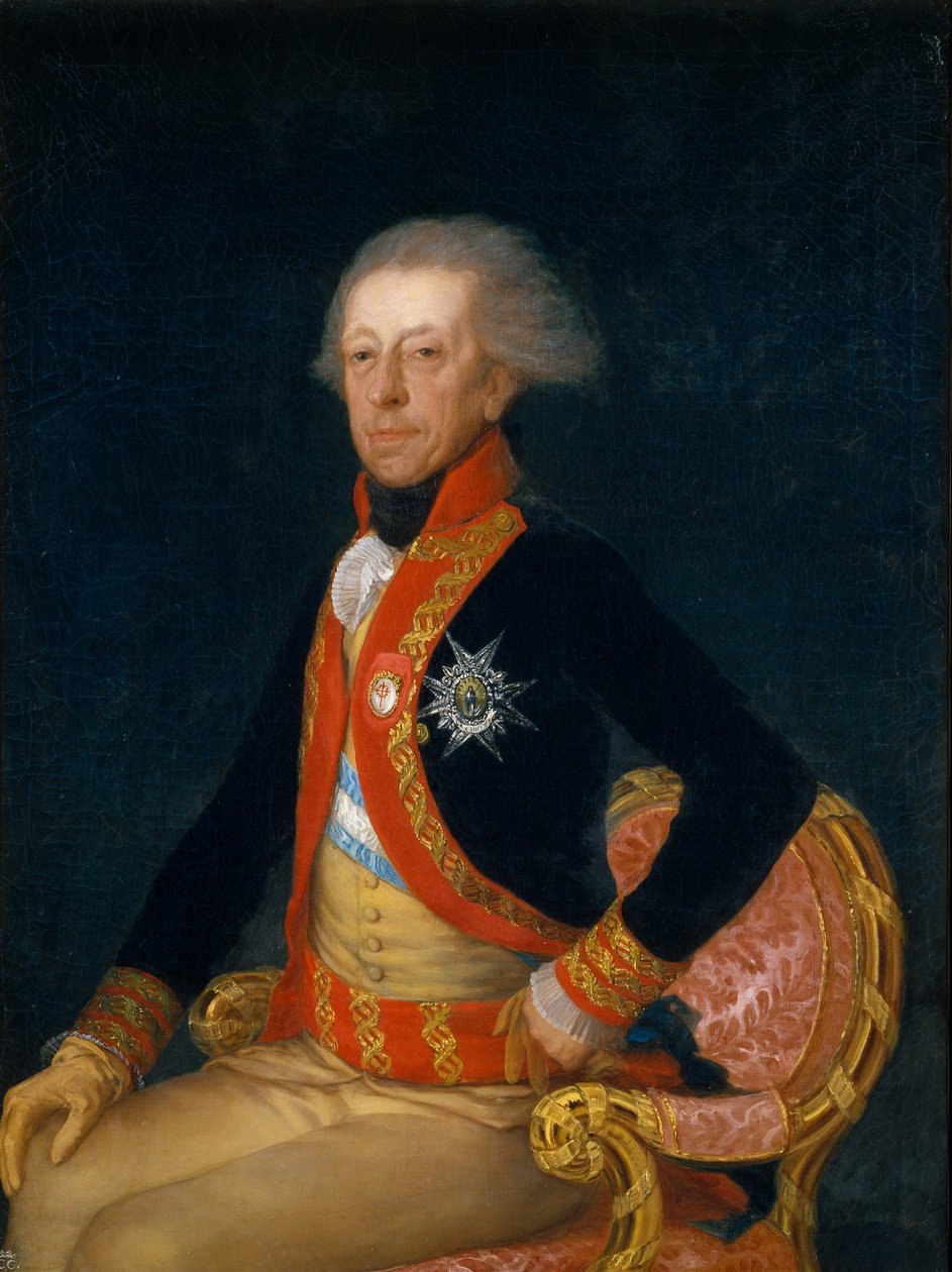 Retrato do general Antonio Ricardos de Francisco de Goya