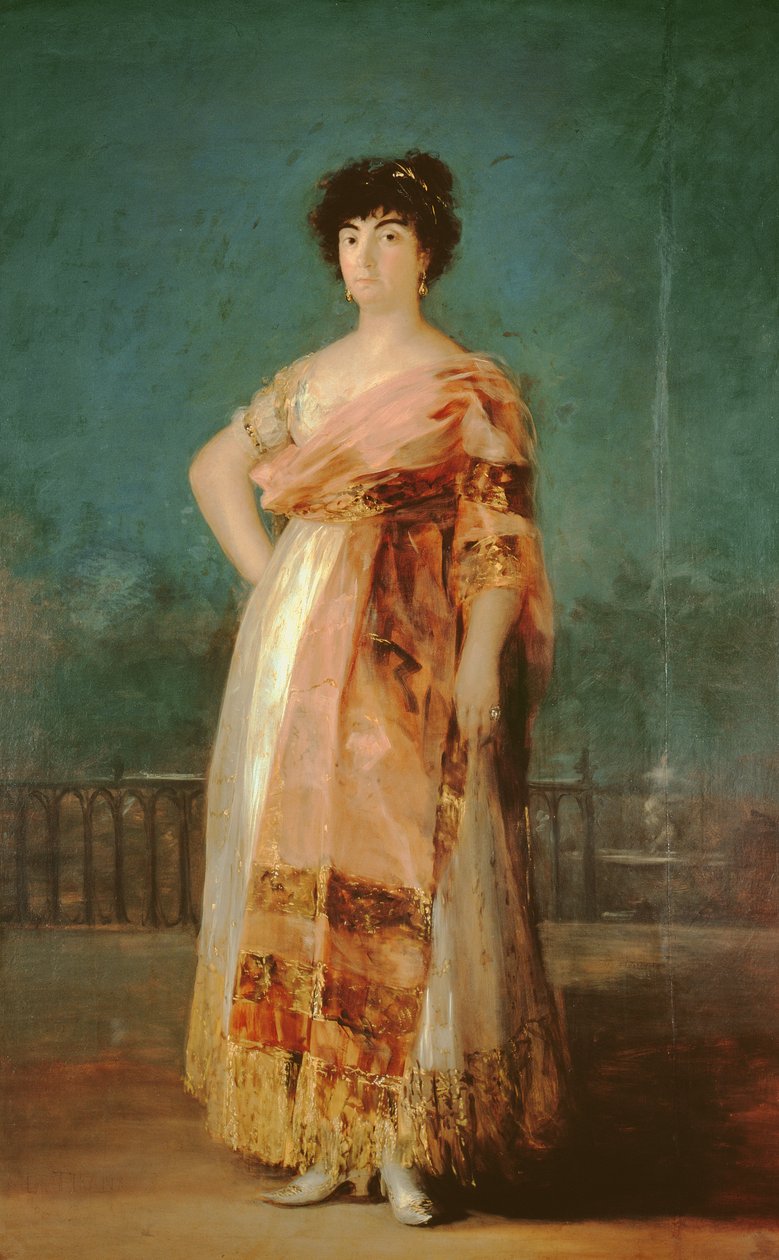 Retrato de La Tirana, Maria Fernández, c.1792 de Francisco de Goya