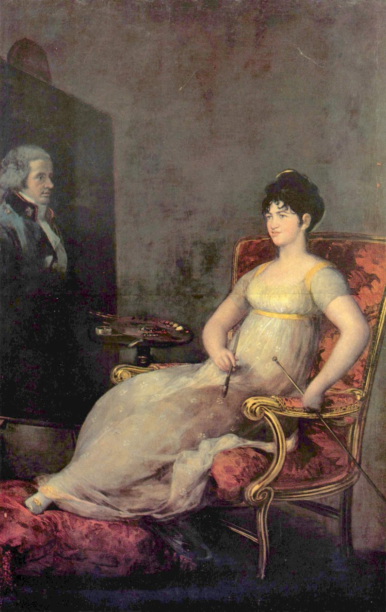 Retrato de María Tomasa Palafox, Duquesa de Medina Sidonia e Marquesa de Villafranca de Francisco de Goya