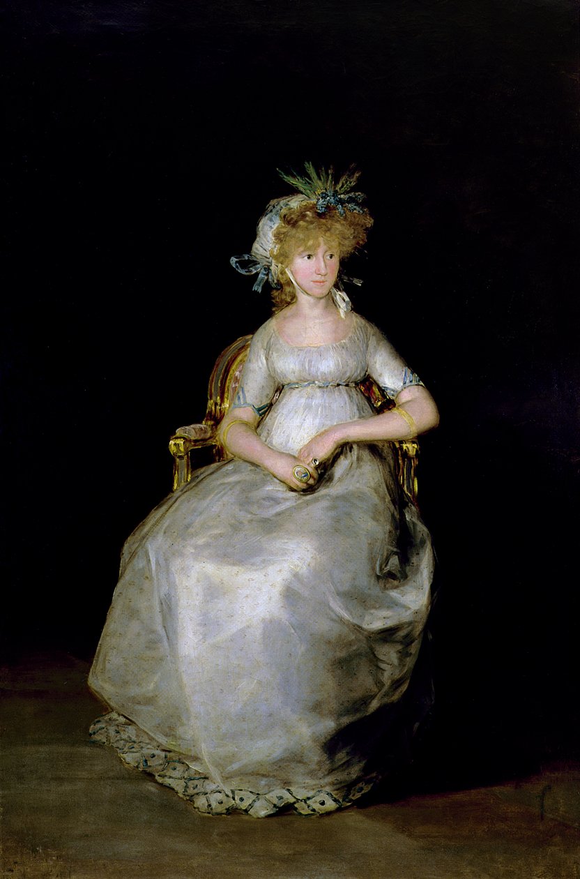 Retrato de Maria Teresa (d.1820) de Ballabriga, Condessa de Chinchon de Francisco de Goya
