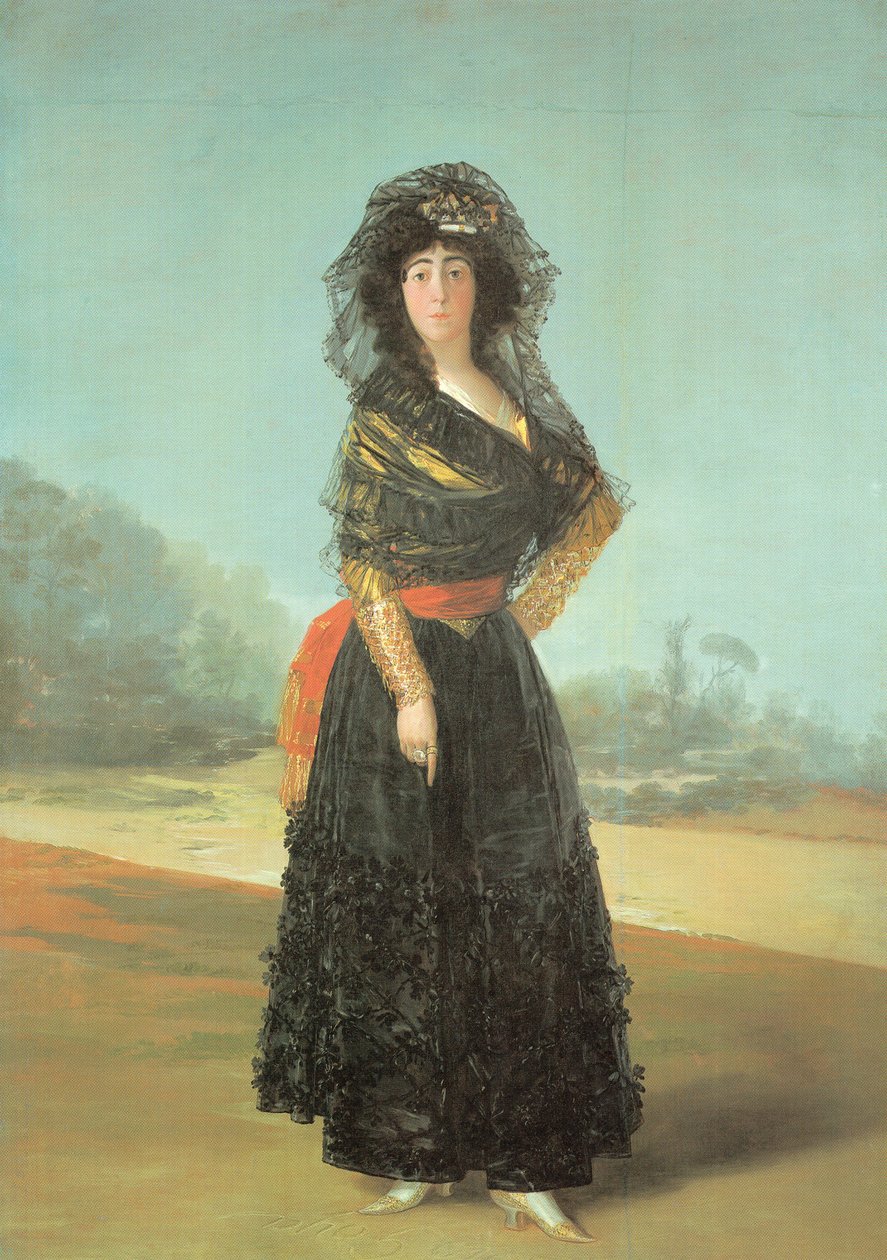 Retrato da Duquesa de Alba de Francisco de Goya