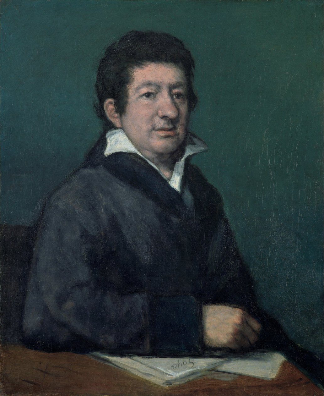 Retrato do Poeta Moratín de Francisco de Goya
