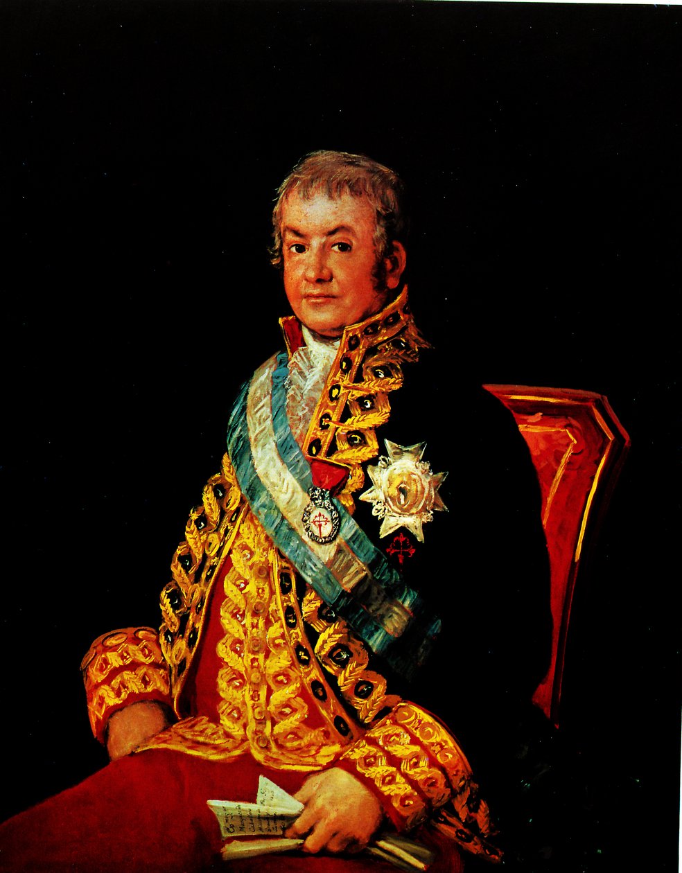 Retrato do Ministro da Justiça José Antonio Marqués Caballero de Francisco de Goya