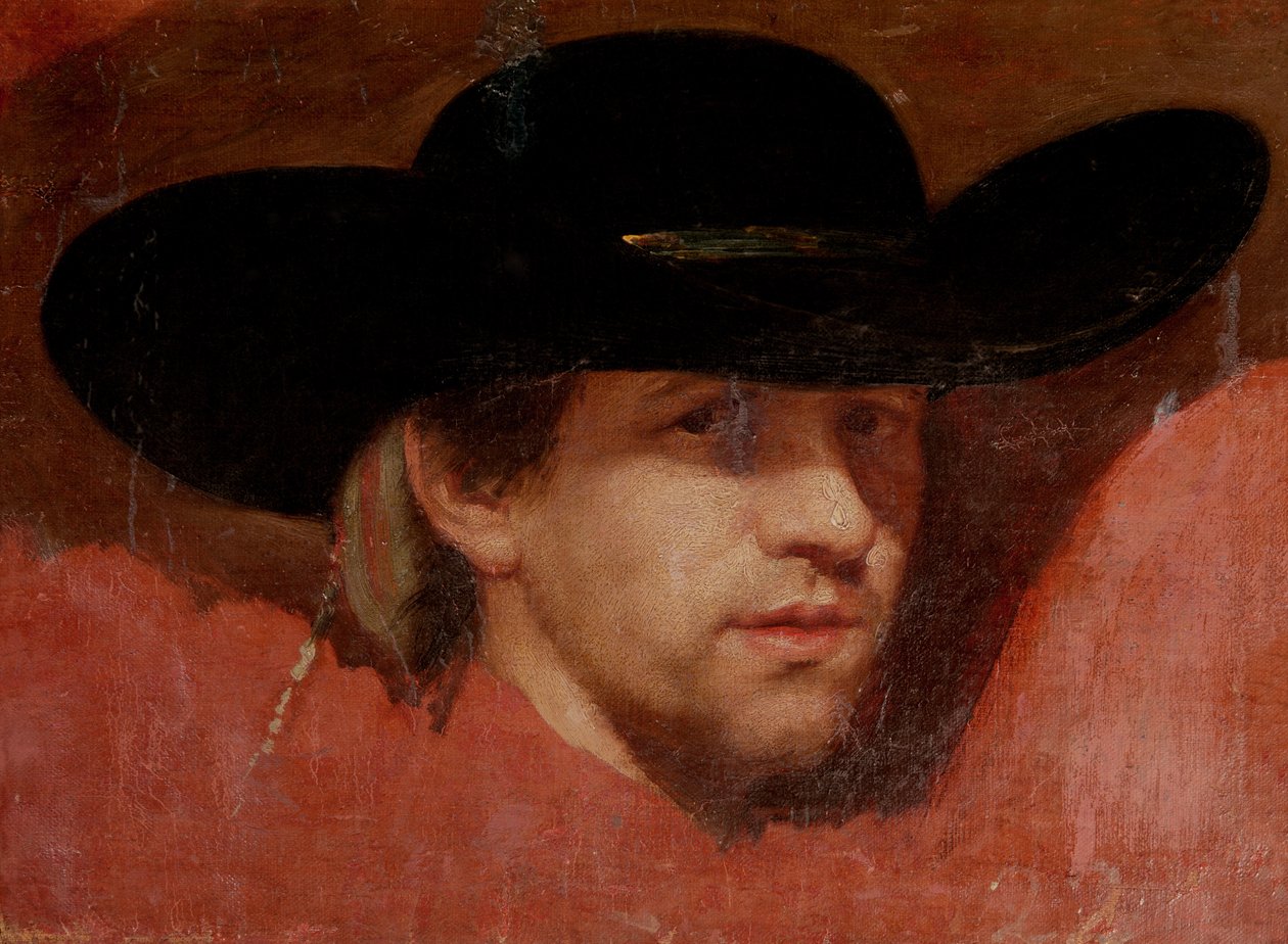 Retrato, presume-se ser o artista, 1775 de Francisco de Goya