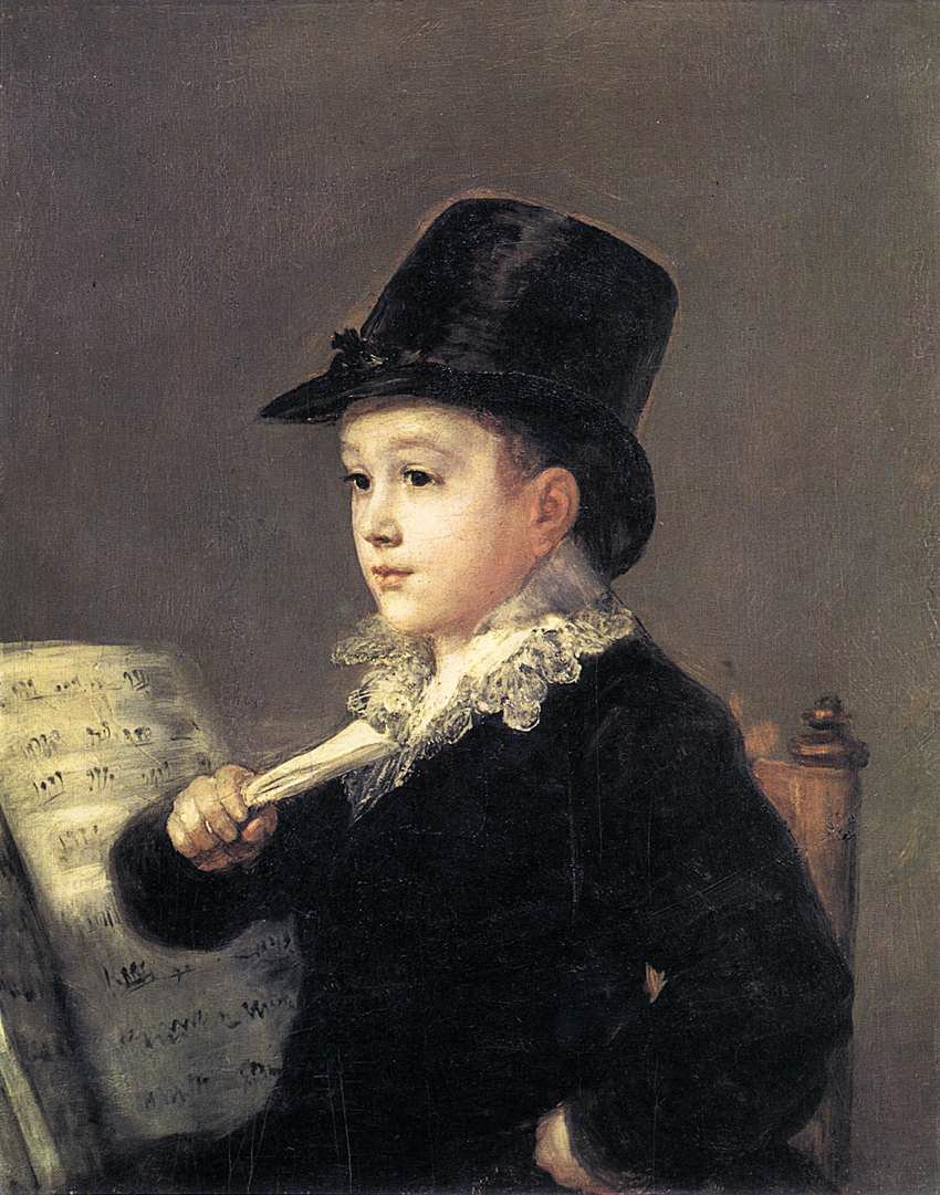 Retrato de Mariano Goya de Francisco de Goya