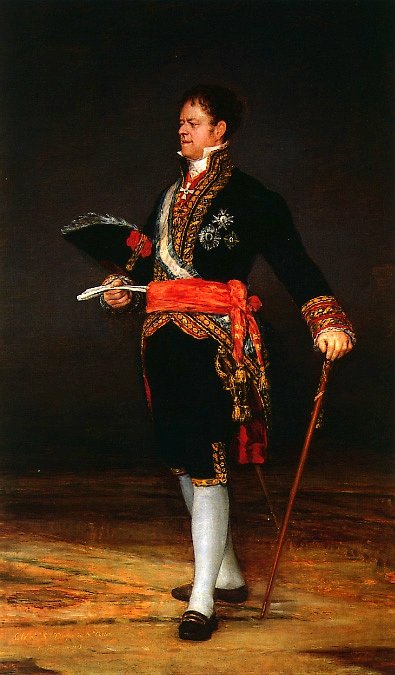 Retrato do duque de são carlos de Francisco de Goya