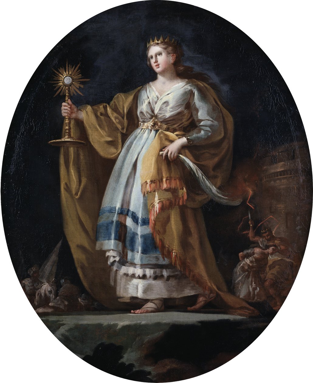 Santa Bárbara  de Francisco de Goya