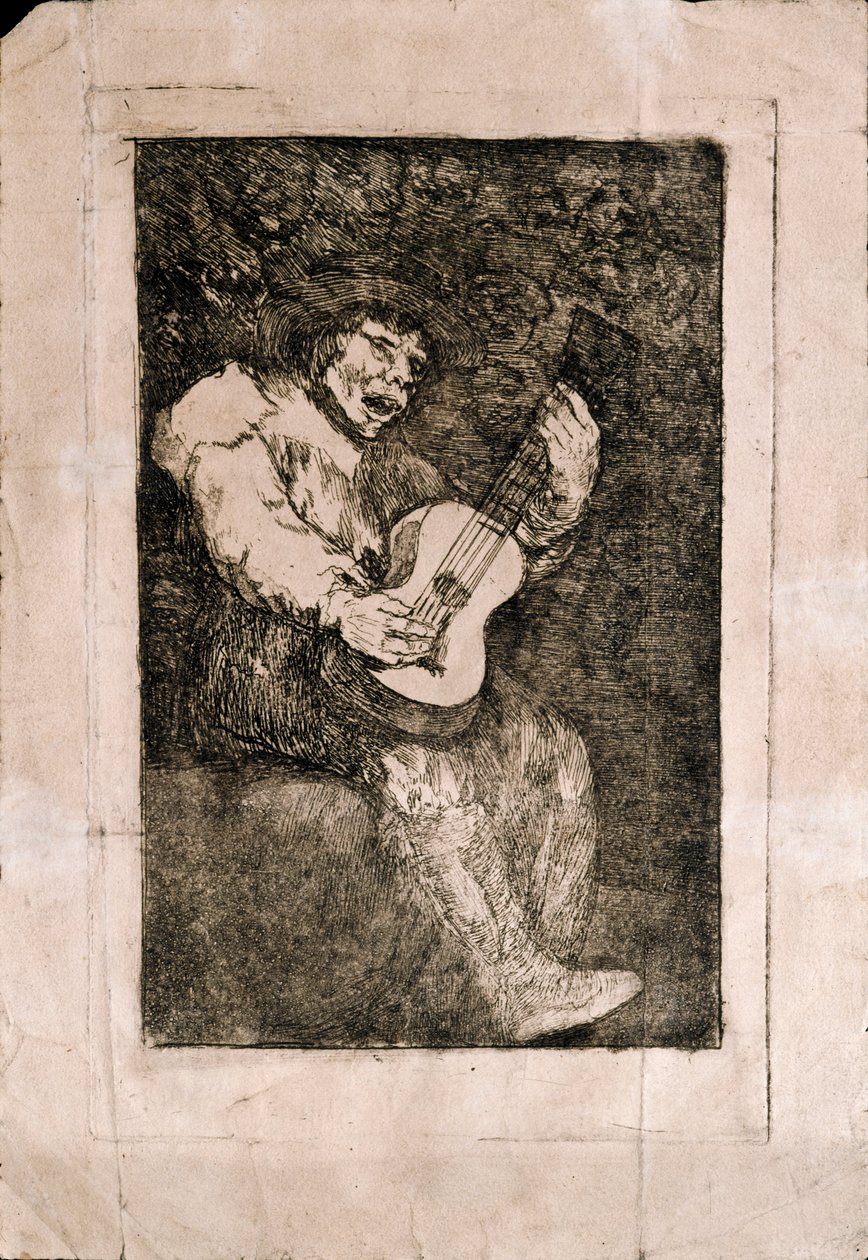 O cantor cego de Francisco de Goya