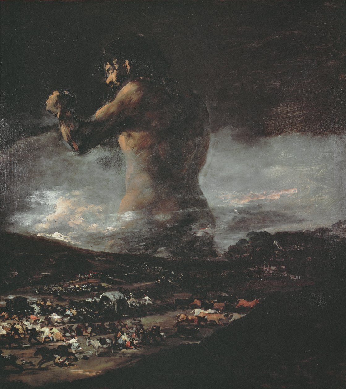 O colosso, c.1808 de Francisco de Goya
