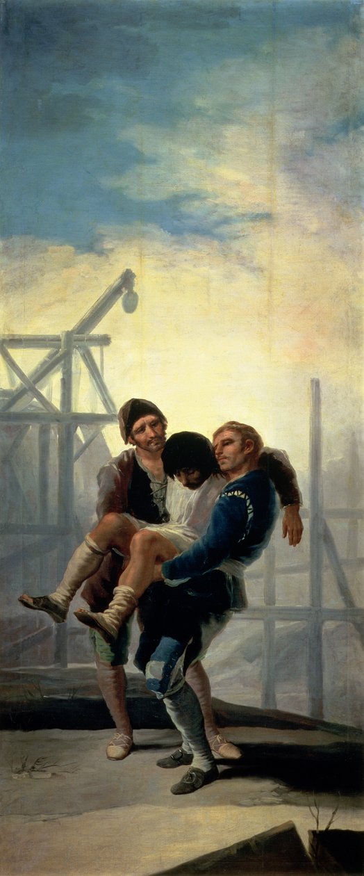 O maçom ferido, 1786-7 de Francisco de Goya