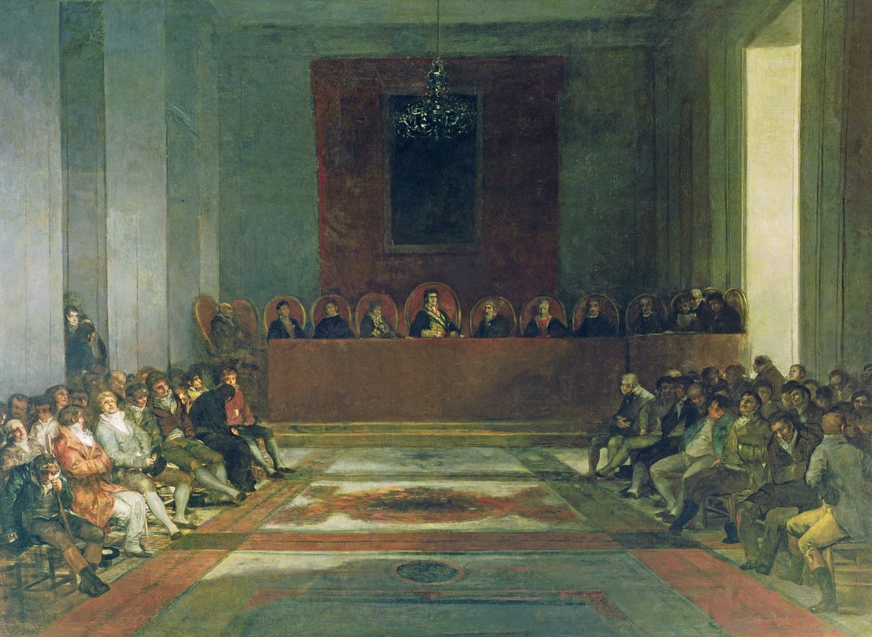 A Junta das Filipinas, 1815 de Francisco de Goya