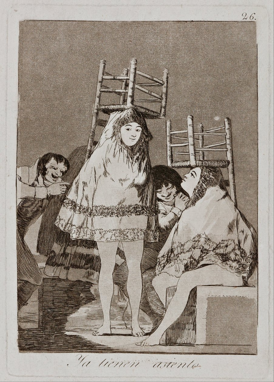 Eles já conseguiram um lugar de Francisco de Goya