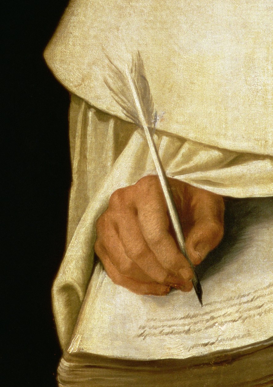 Irmão Pedro Machado (d.1604) (detalhe de 221122) de Francisco de Zurbaran