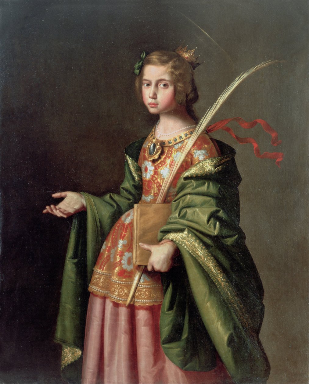 Santa Isabel da Turíngia de Francisco de Zurbaran