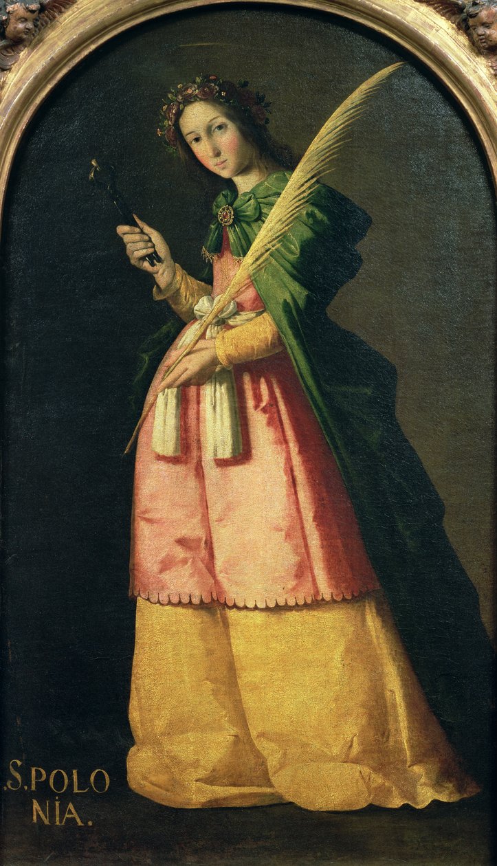 St. Apollonia c.1636 de Francisco de Zurbaran