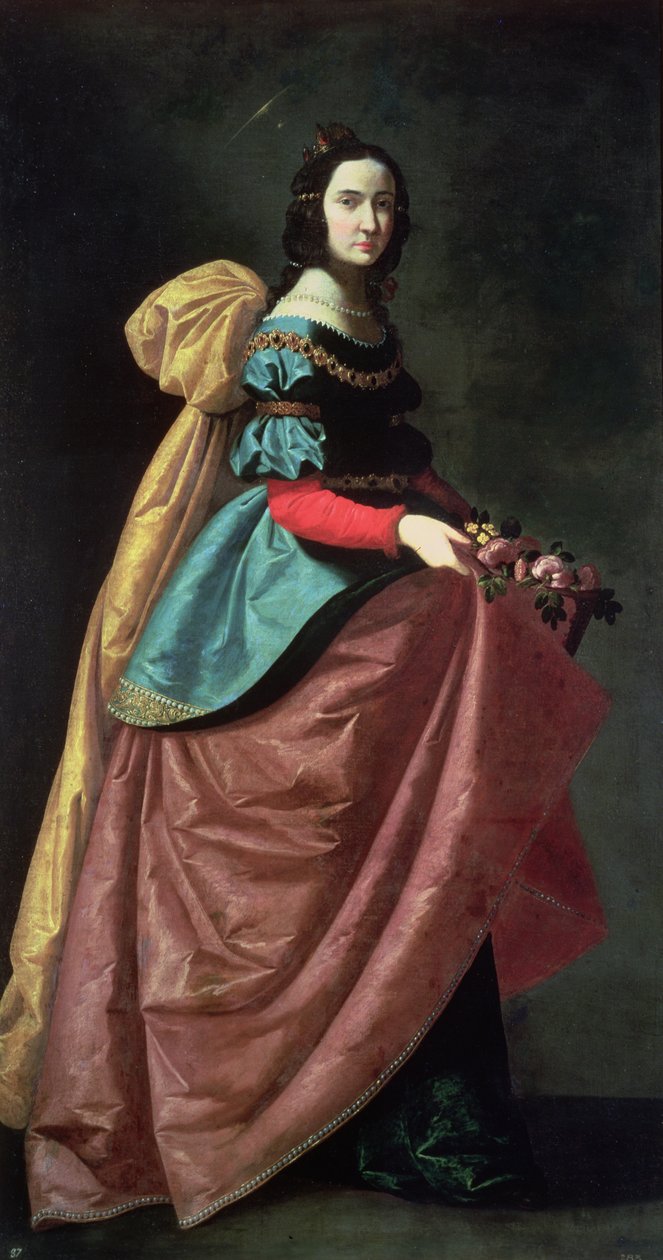 Santa Isabel de Portugal (1271-1336) 1640 de Francisco de Zurbaran