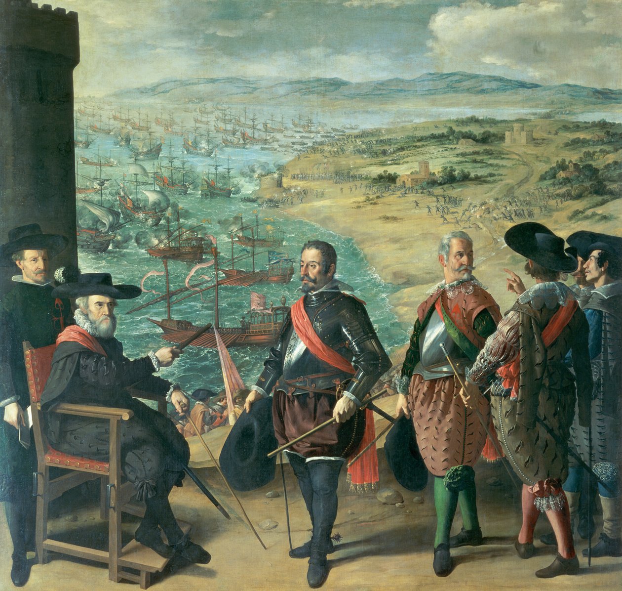A defesa de Cádiz contra os ingleses, 1634 de Francisco de Zurbaran