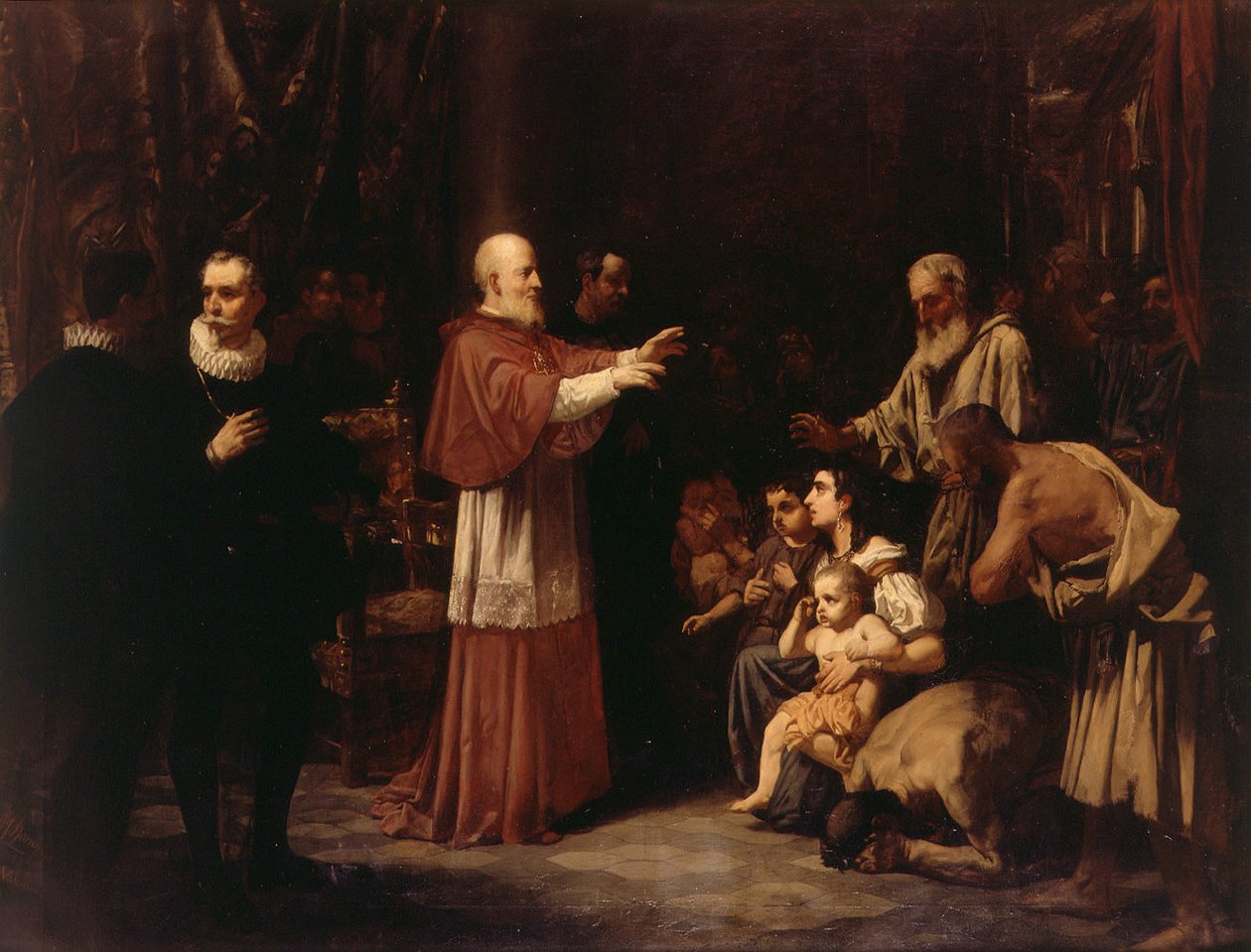 Bendito Juan de Ribera na expulsão dos moriscos de Francisco Domingo Marqués