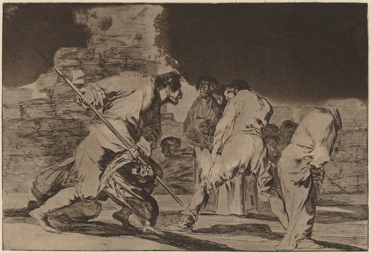 Disparate furioso (Furious Folly) de Francisco de Goya