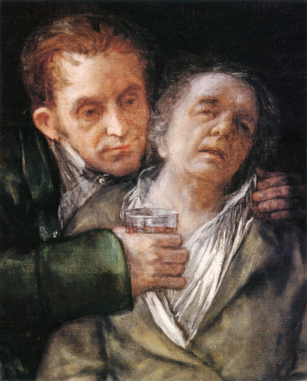Auto-retrato com o Dr. Arrieta de Francisco de Goya