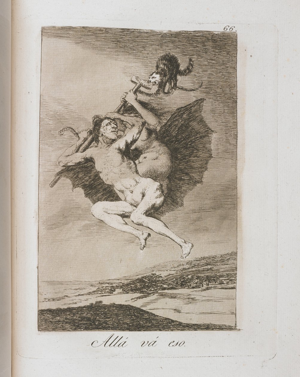 Prato de Los Caprichos, 1797-1798 de Francisco de Goya