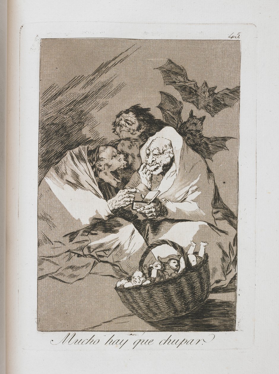 Prato de Los Caprichos, 1797-1798 de Francisco de Goya