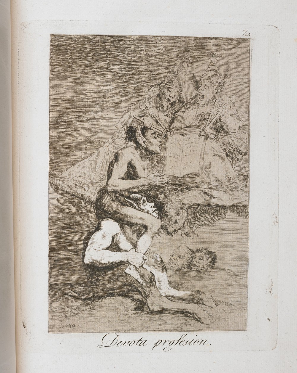 Prato de Los Caprichos, 1797-1798 de Francisco de Goya