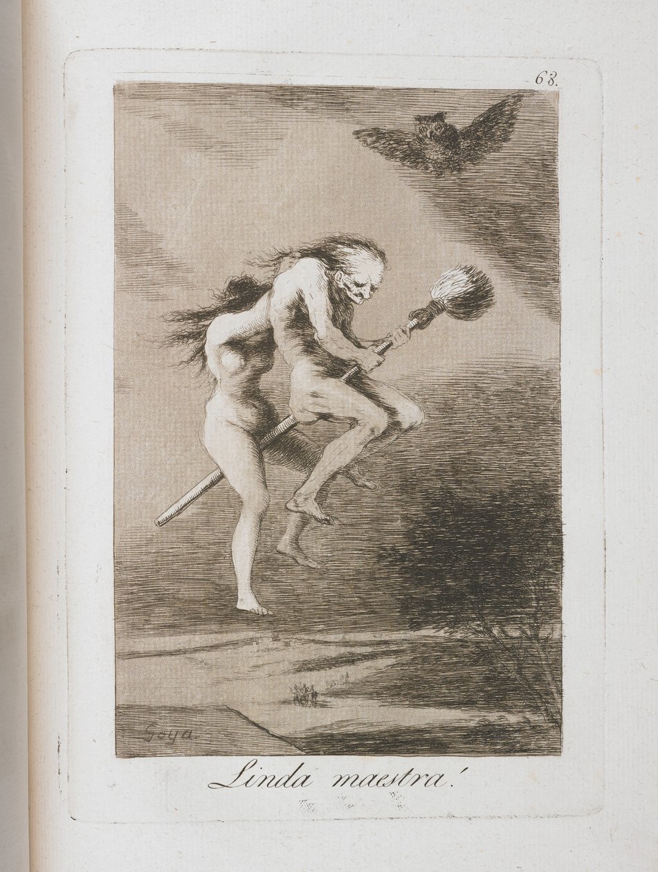 Prato de Los Caprichos, 1797-1798 de Francisco de Goya