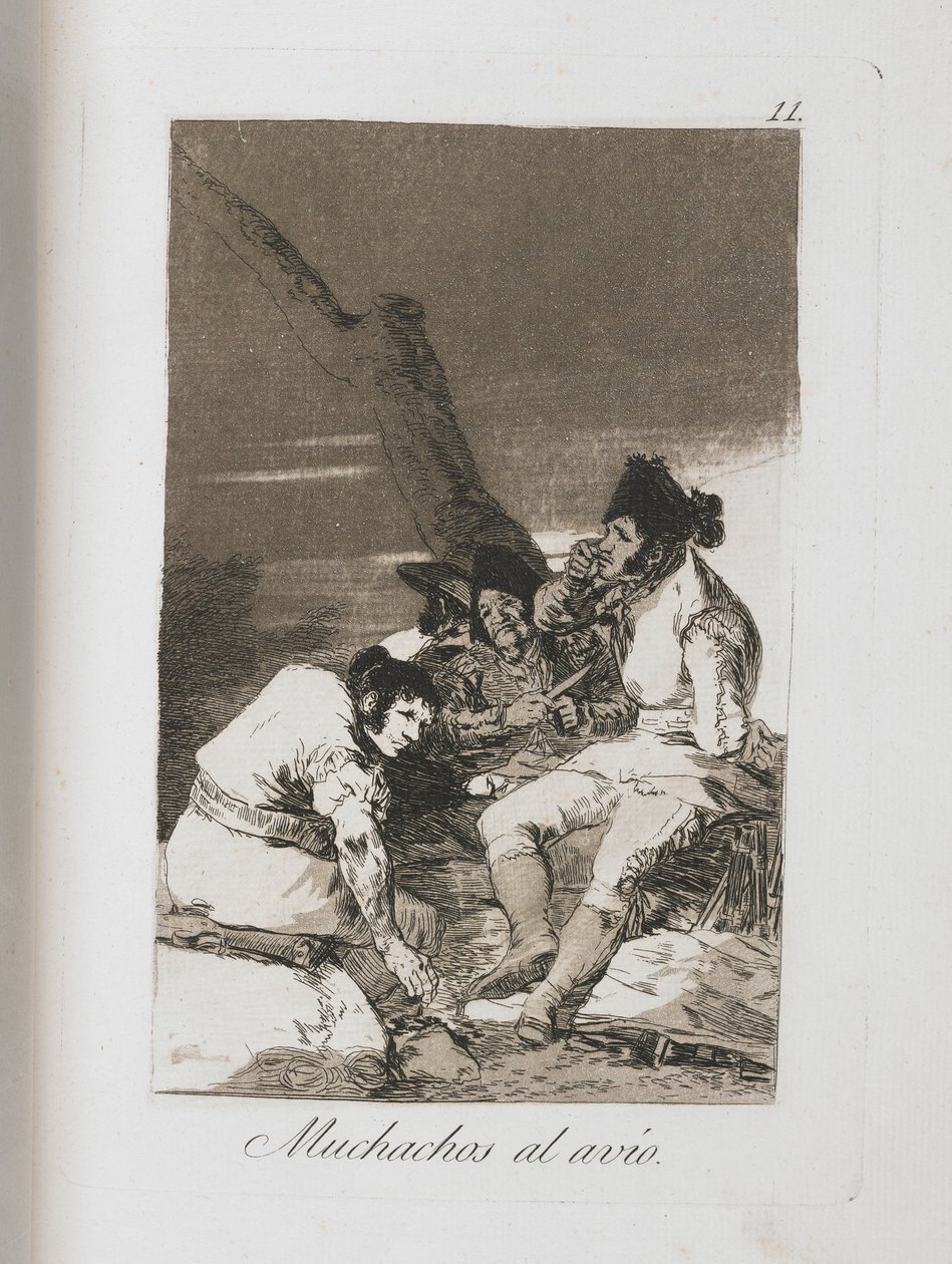Prato de Los Caprichos, 1797-1798 de Francisco de Goya