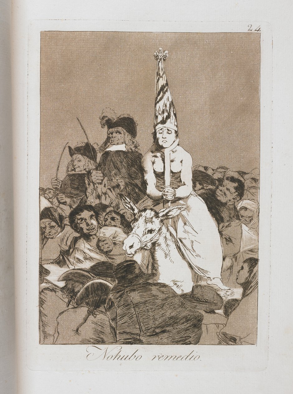 Prato de Los Caprichos, 1797-1798 de Francisco de Goya