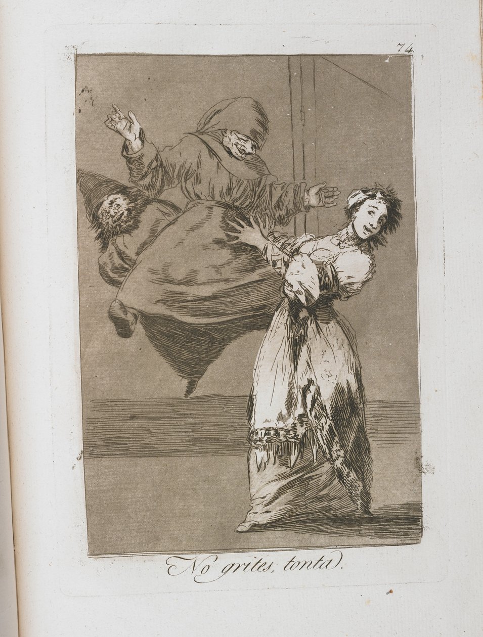 Prato de Los Caprichos, 1797-1798 de Francisco de Goya