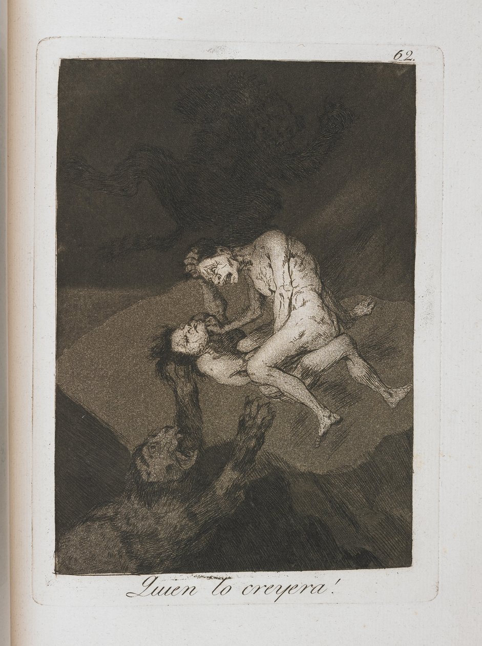Prato de Los Caprichos, 1797-1798 de Francisco de Goya