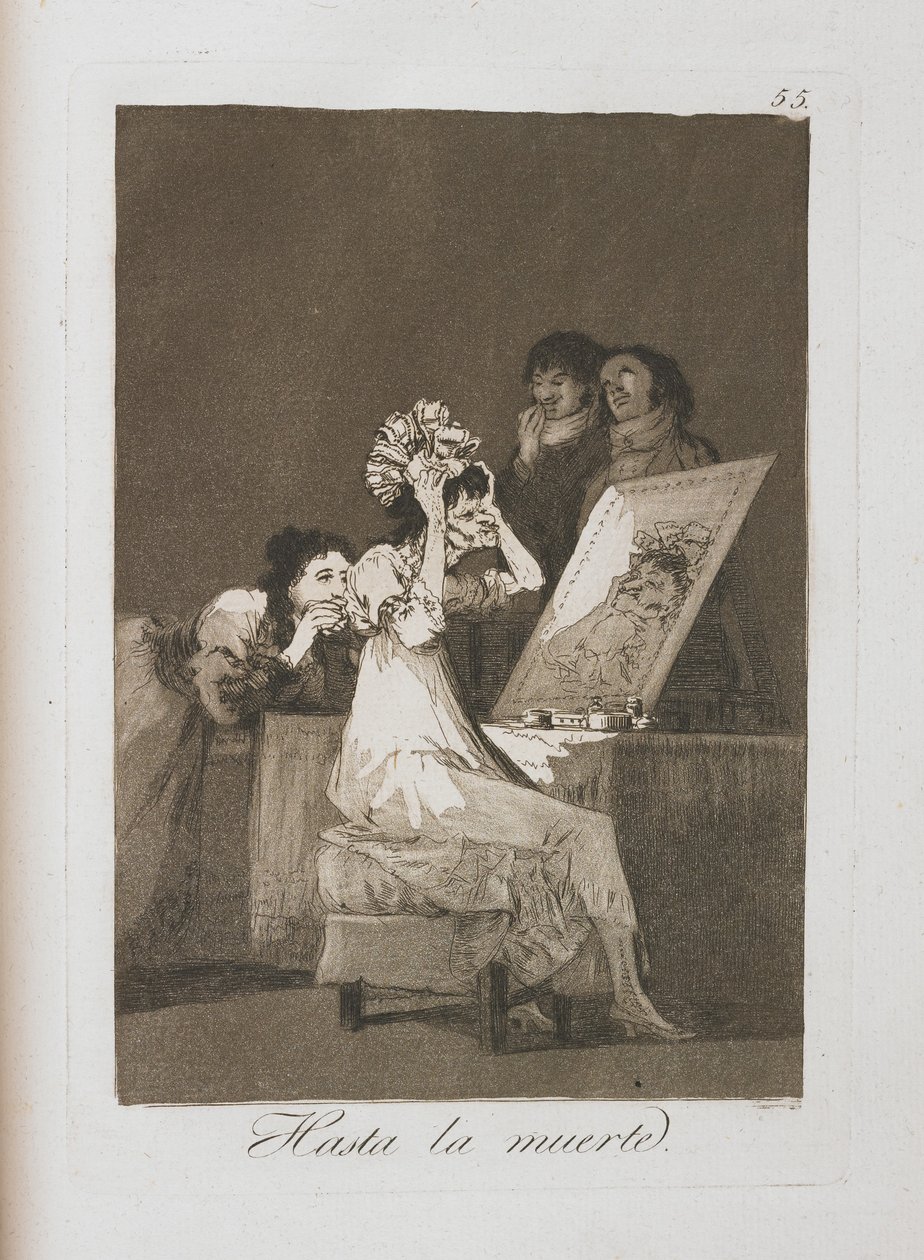 Prato de Los Caprichos, 1797-1798 de Francisco de Goya