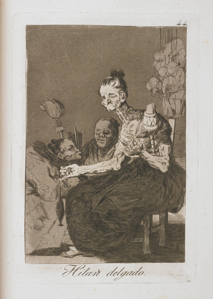 Prato de Los Caprichos, 1797-1798 de Francisco de Goya