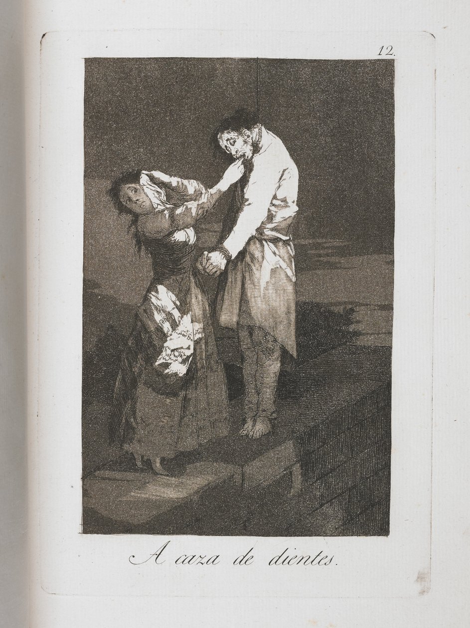 Prato de Los Caprichos, 1797-1798 de Francisco de Goya