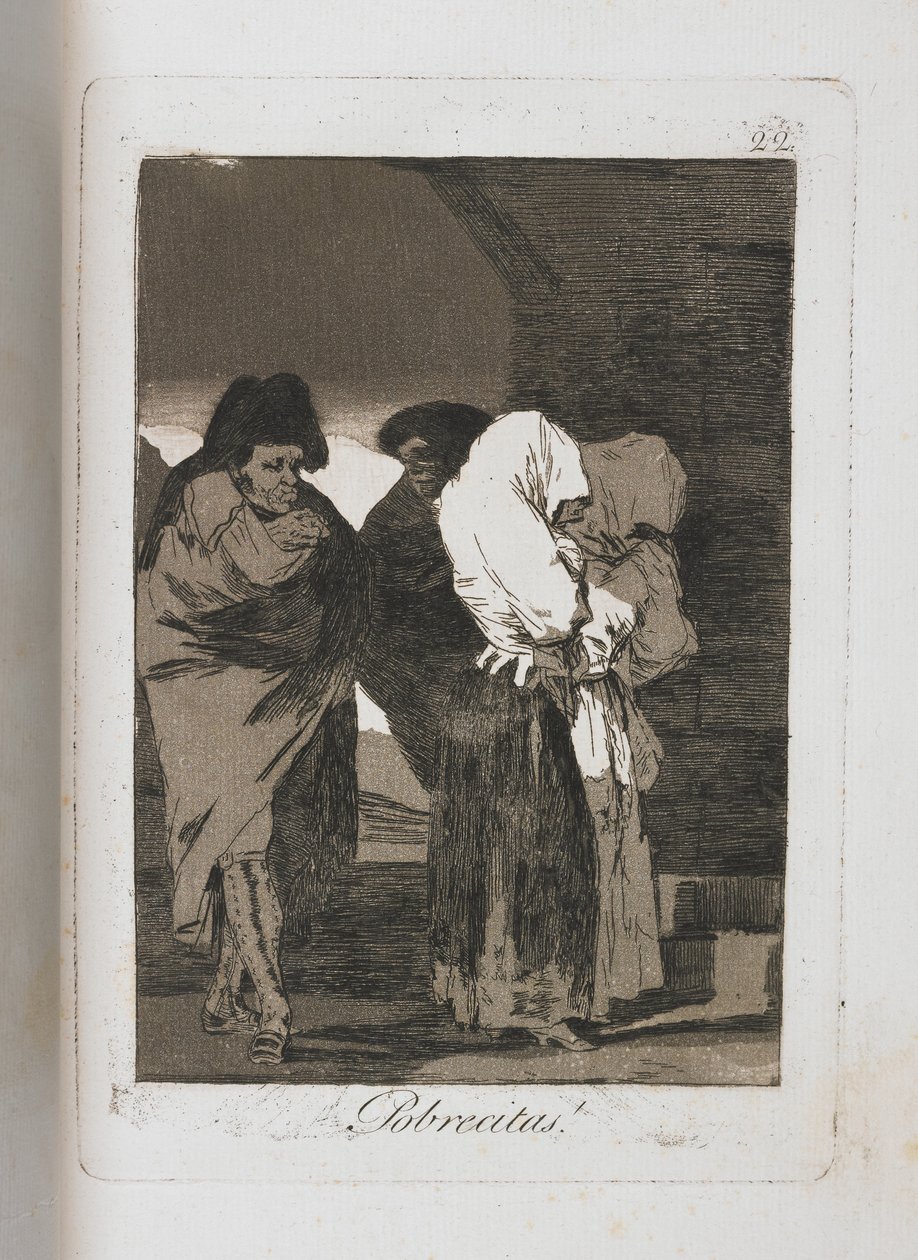 Prato de Los Caprichos, 1797-1798 de Francisco de Goya