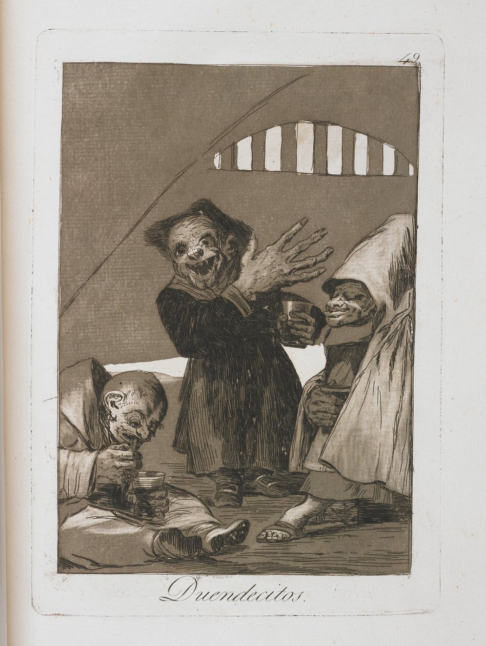 Prato de Los Caprichos, 1797-1798 de Francisco de Goya