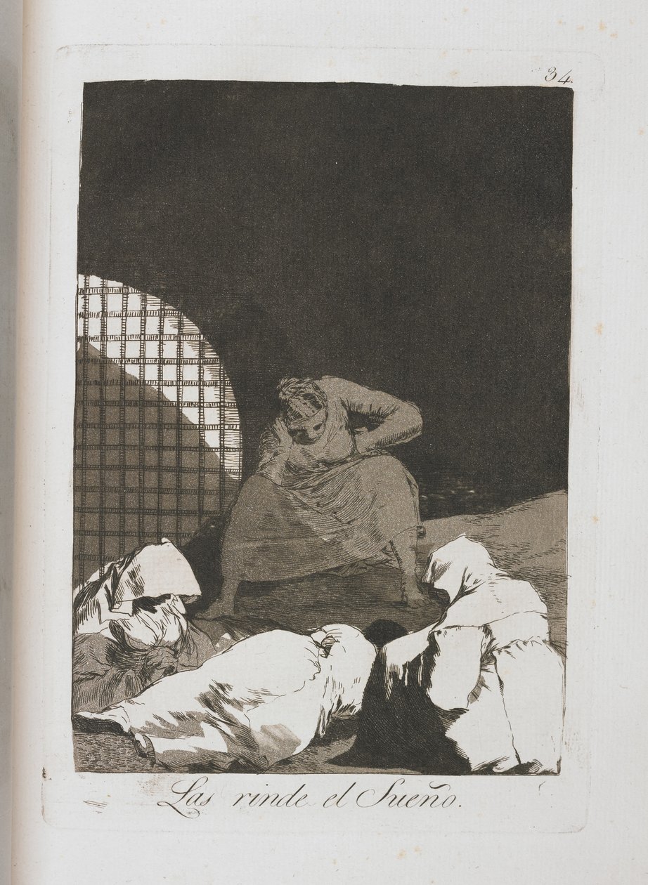 Prato de Los Caprichos, 1797-1798 de Francisco de Goya