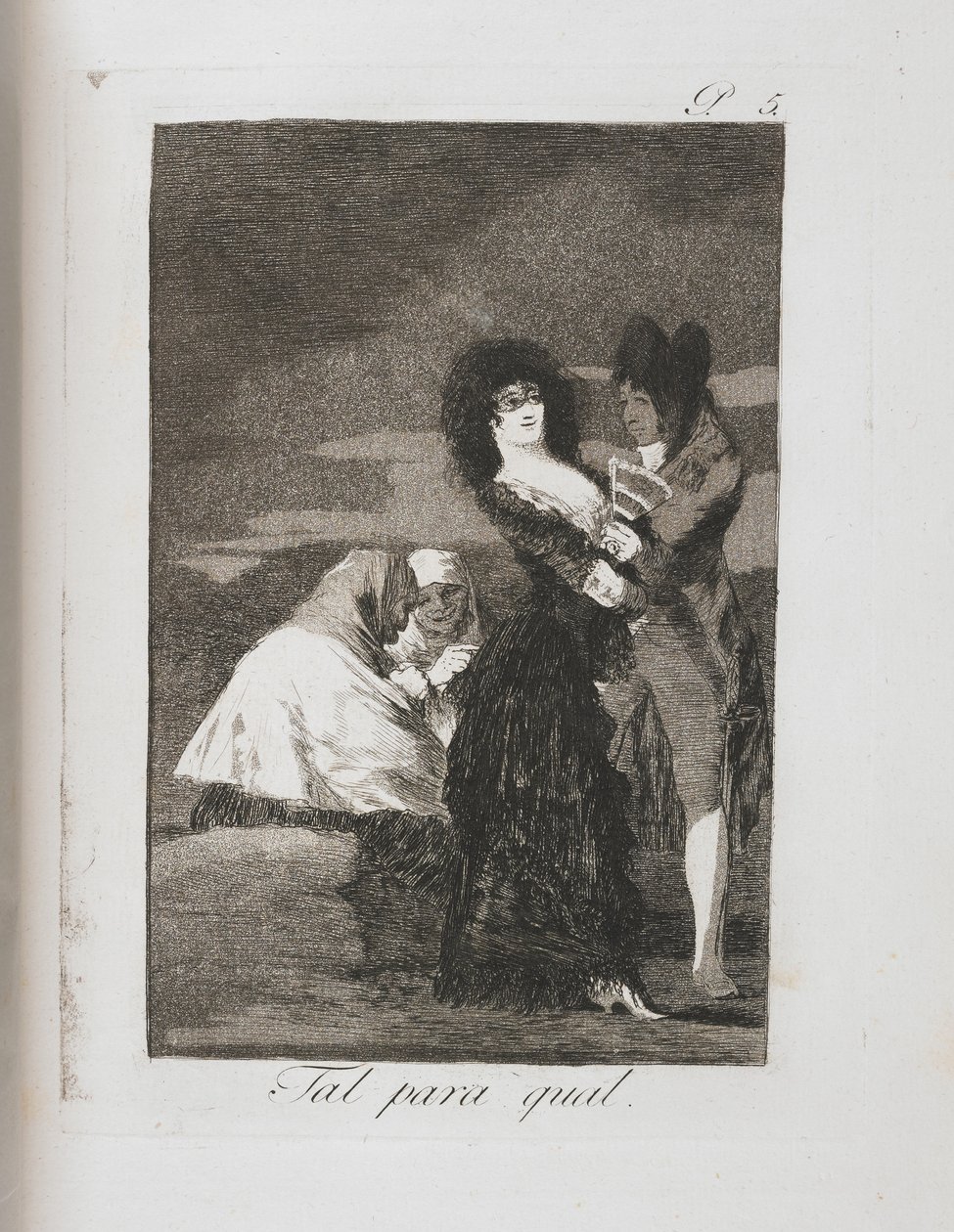 Prato de Los Caprichos, 1797-1798 de Francisco de Goya