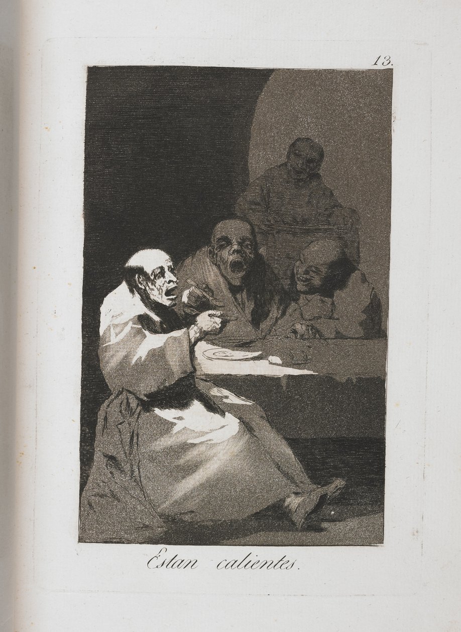 Prato de Los Caprichos, 1797-1798 de Francisco de Goya